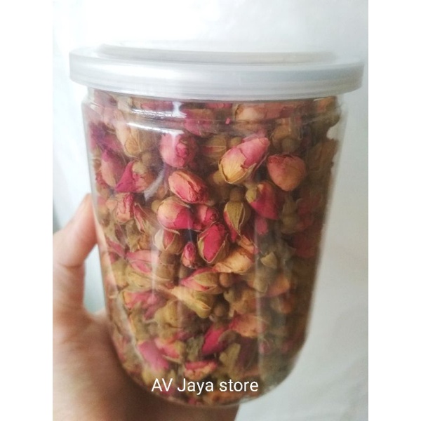 Teh Bunga Mawar Kering 100 gram kuncup mawar Rose buds