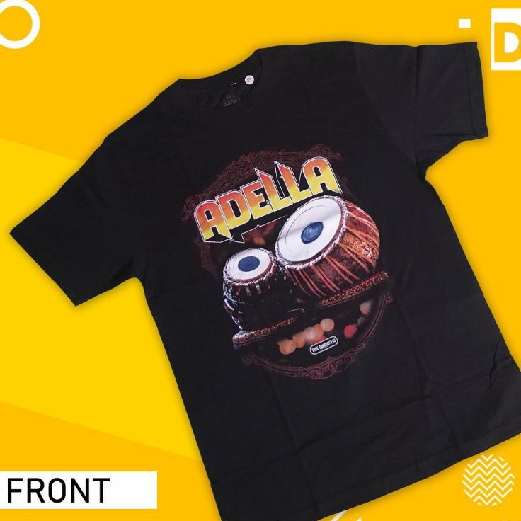 Kaos Adella AMC Hitam 03 Adella Music Community Tabla Dangduter Kaos Pria Distro Original Premium