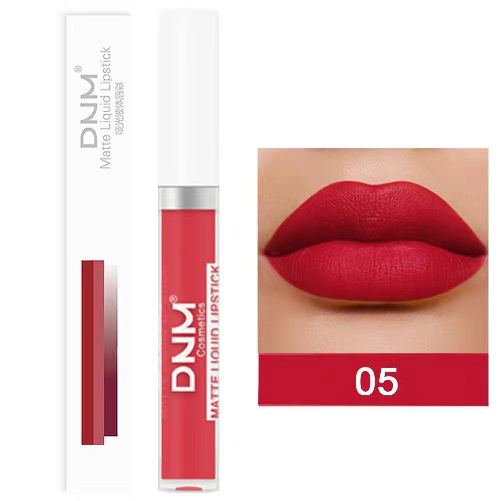 DNM Matte Liquid Lipstick 19 Warna Waterproof and Long Lasting