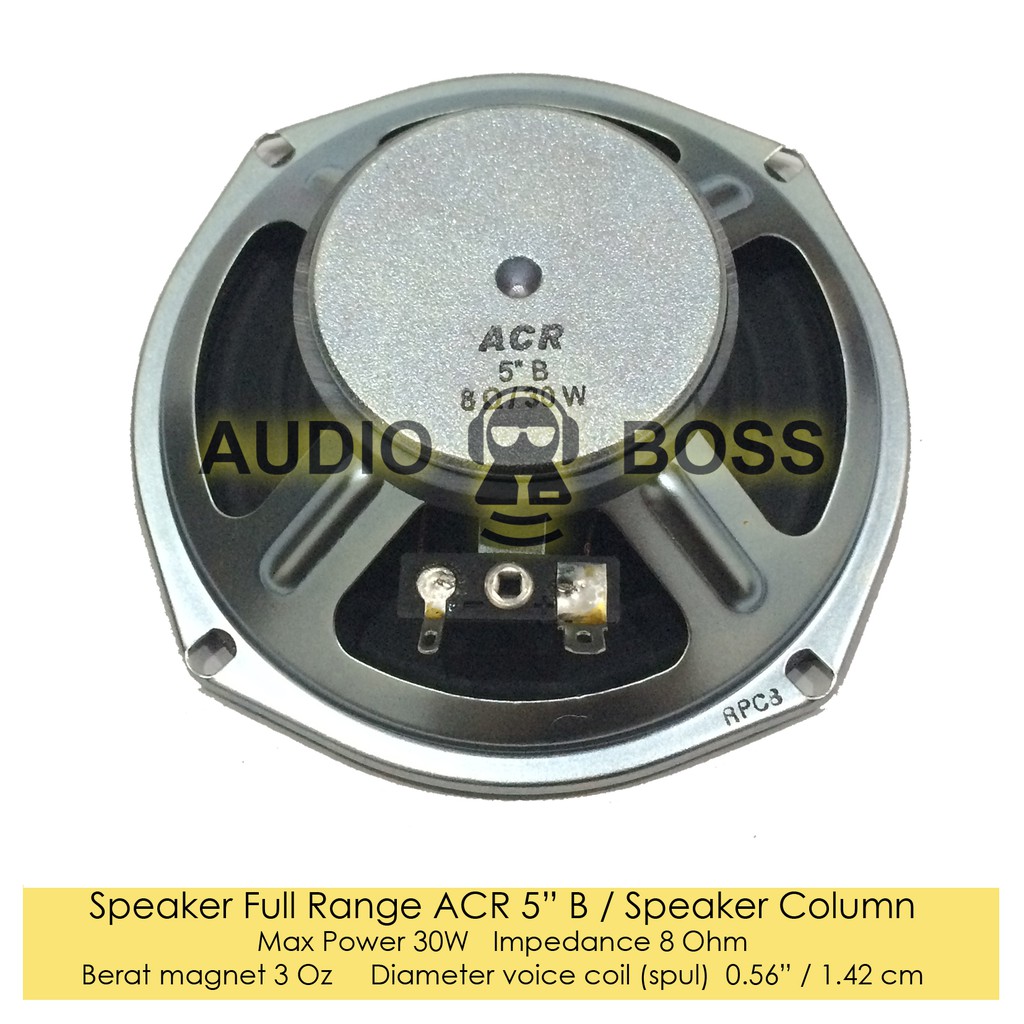 5 inch full range speaker