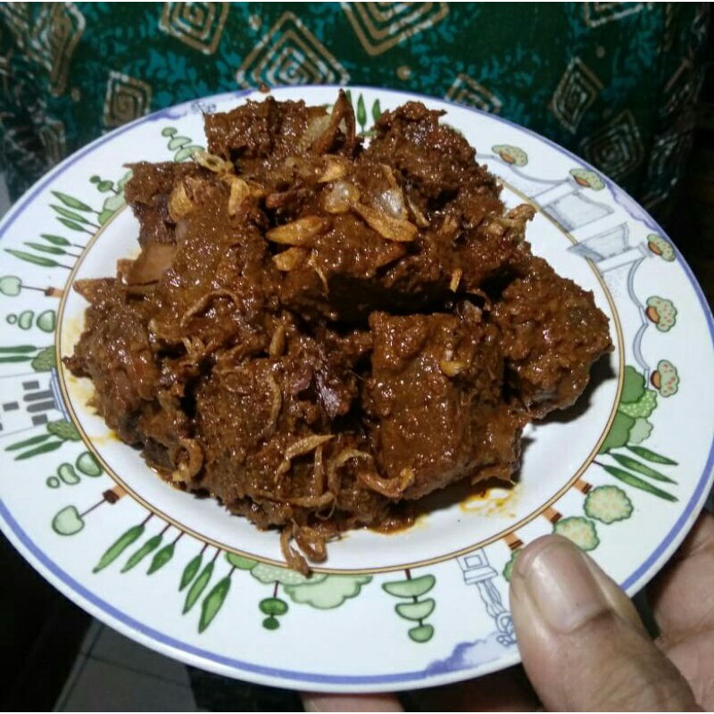 

Rendang padang 400gr siap saji fresh made by order halal frozen food