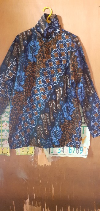 New Arrival Distro Batik Pria Bordir Sogan Hrb026 Batikaf Notoarto Batik Ipnu-ippnu Batikalf