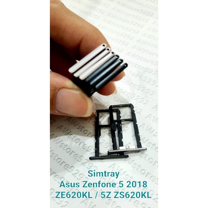 Slot Tempat Dudukan Kartu Simcard Sim card Lock Simtray Sim Tray ASUS ZENFONE 5 2018 ZE620KL / 5Z ZS620KL