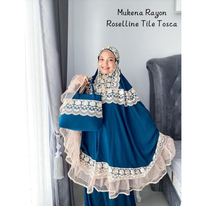 mukena dewasa rayon ROSSELINE tile TOSCA