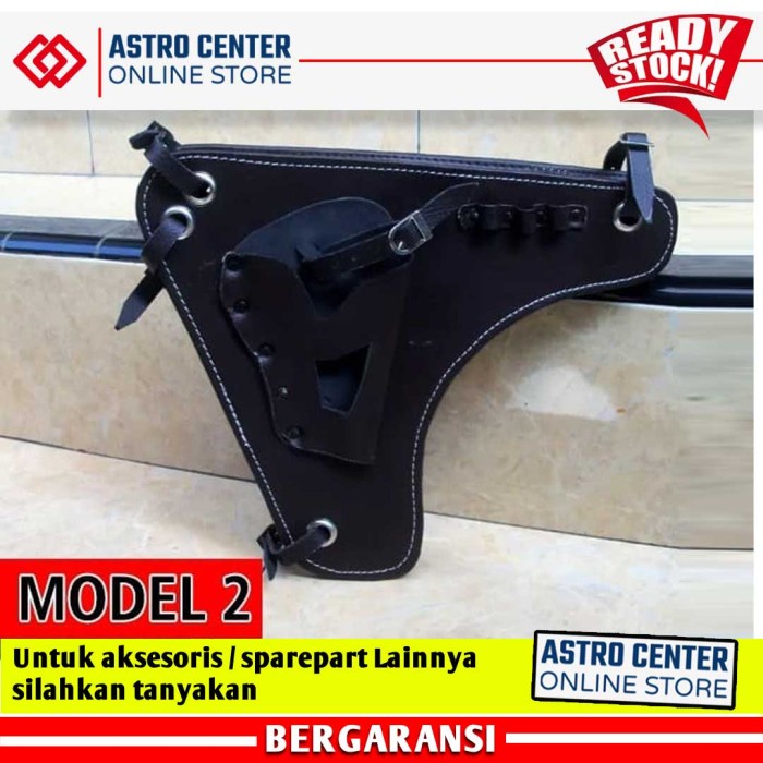 Aksesoris Sepeda - Tas Tengah Sepeda Ontel Model Tempat Minum Klasik Asli Kulit / Onthel - Model 2