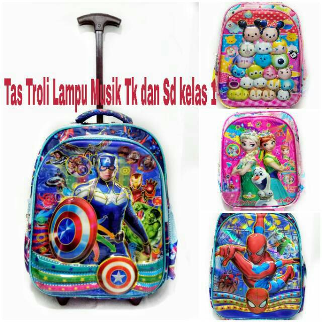 Tas Lampu Musik Tas Sekolah Troli Tas Anak Tk Tas Timbul Tas Lampu Musik Tas Sekolah Troli Tas Anak Tk Tas Timbul