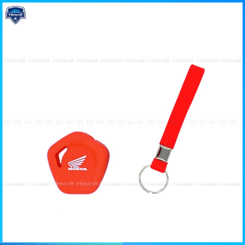 Cover Kunci Bahan Silikon Dengan Gantungan Kunci Untuk honda wave alpha 125i dash 125 ex5 future