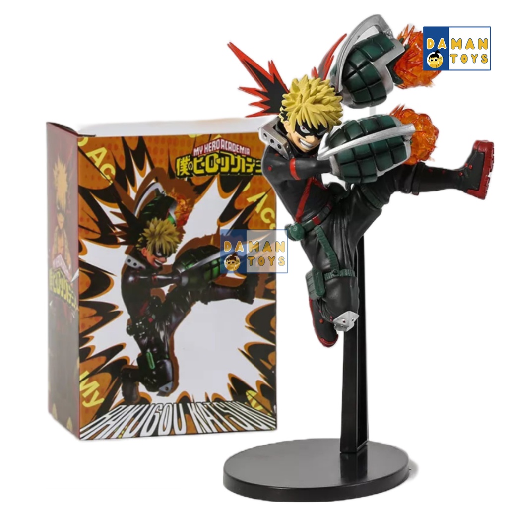 Figure Katsuki Bakugo My Hero Academia Mainan Anime Pajangan Koleksi