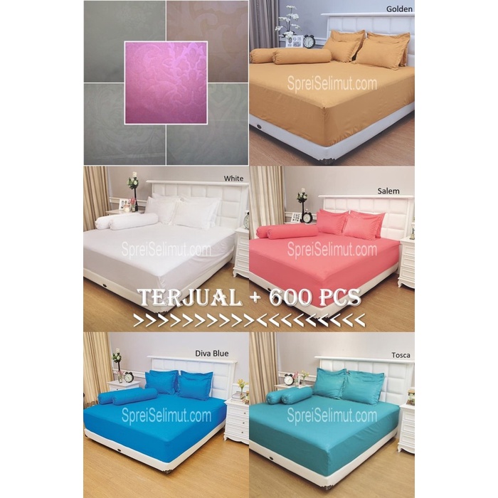 Sprei & Bedcover Premium Sprei Vallery King Koil Bahan Serat Aloe Vera Harga Reseller