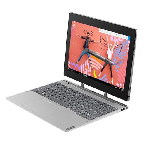 Promo Laptop Murah Lenovo Ideapad D330 NTEL N4020 8GB 128GB Touch Windows 10 Mineral Grey