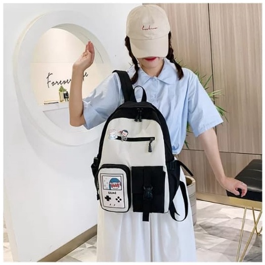 Diobrale - Tas Ransel Anak Perempuan Remaja Wanita Fashion Terbaru Ransel Sekolah Karakter Korean Stylish Waterprof