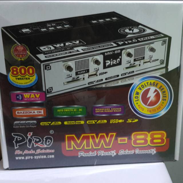Amplifier walet merk Piro MW88 Original