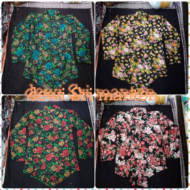 Baju sorjan kembang/baju surjan jogja bunga/sorjan bunga