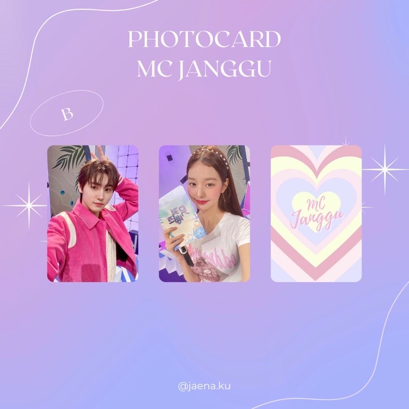 [MC JANGGU] PHOTOCARD SET WONYOUNG IVE SUNGHOON ENHYPEN MC JANGGU JANKKU ‼️BACA DESKRIPSI‼️