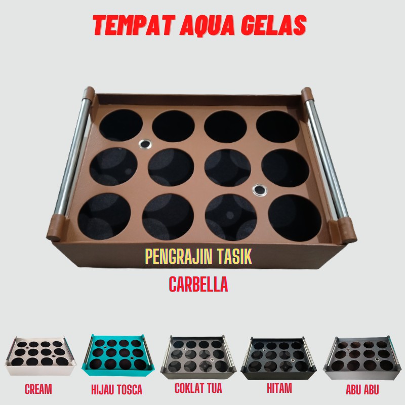 Tempat Aqua Gelas Keranjang Air Mineral Isi 12 Aqua Gelas Plastik