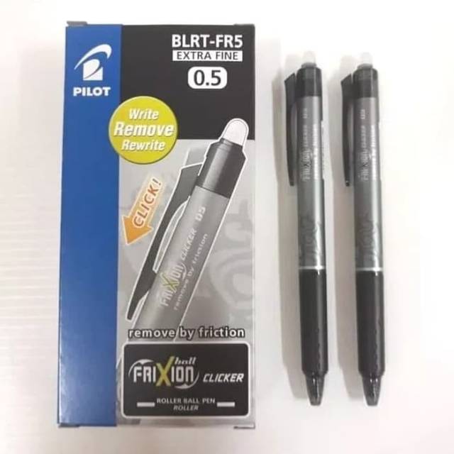 

Pulpen Frixion Pilot 0.5 Tinta Hitam