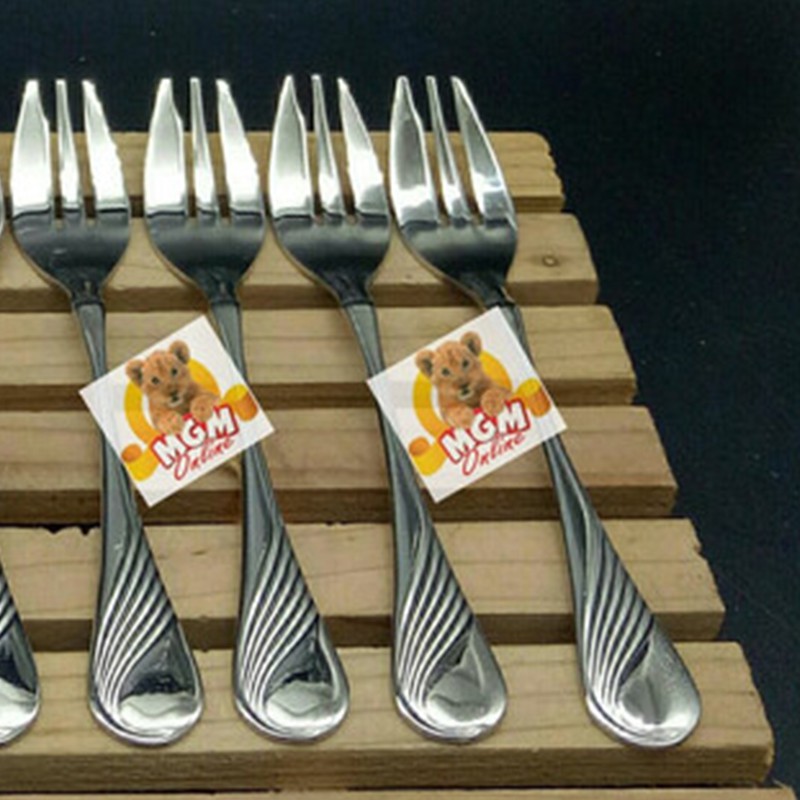 Made in JAPAN - SILVER Garpu Kue Stainless Japan TEBAL