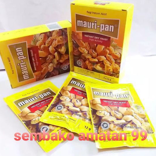 MAURIPAN Sachet Ragi Instant Dry Yeast 12 Gram