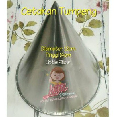 (D12) Cetakan Tumpeng Mini D12 T14 Bahan Aluminium Kualitas Bagus