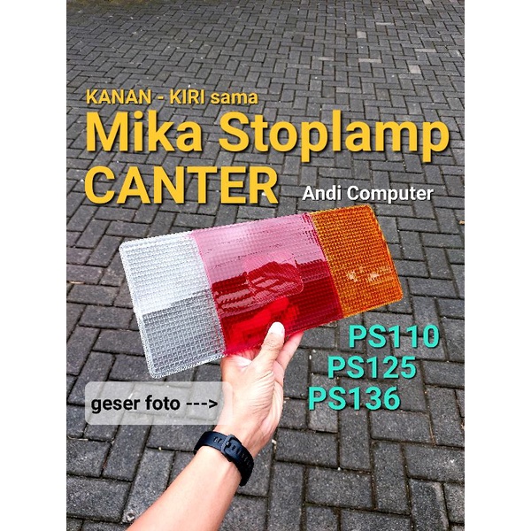 Mika Kaca Lampu belakang mobil stoplamp Canter PS110 PS125 PS136