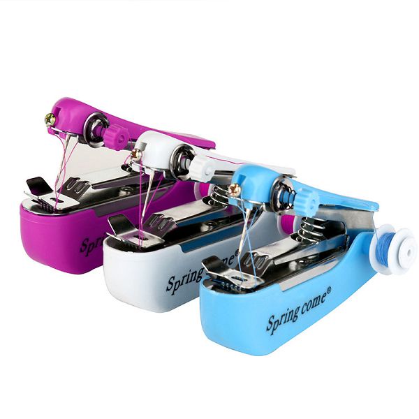 Alat Mesin Jahit Mini Portable Tangan Portabel Murah Baju Celana Sewin-6