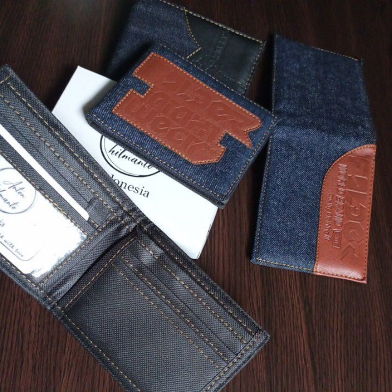 [antonHilmanto] dompet lipat bahan denim murah meriah #dompet #dompetpria #dompetcowok #dompetlipat