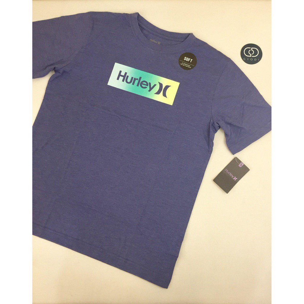 Kaos Pria Hurley Original Box Gradient Tee