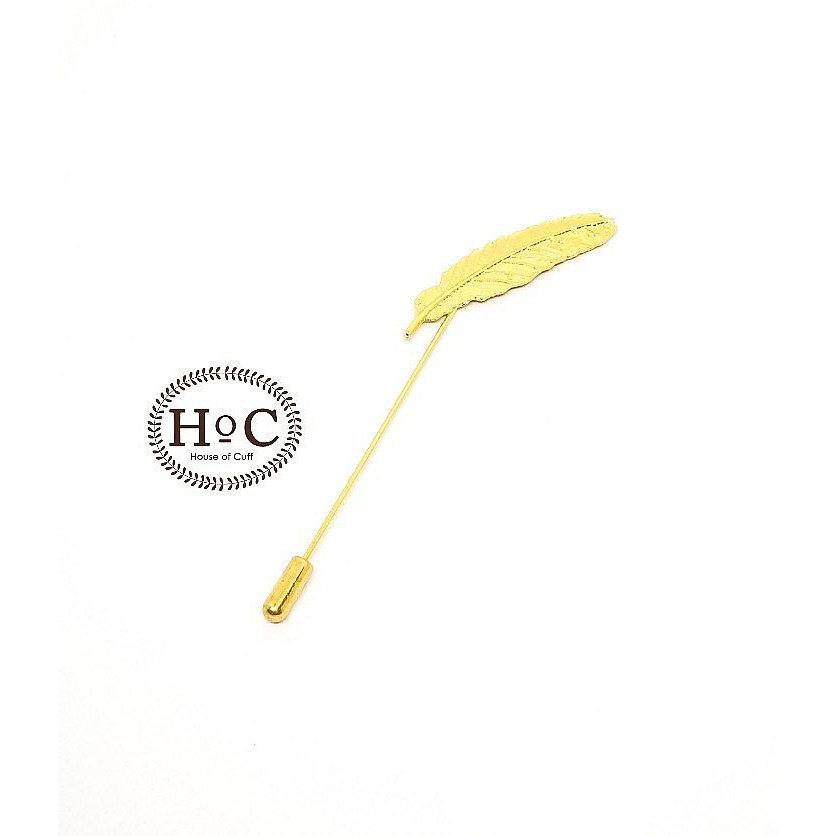 Houseofcuff Lapel Pin Bros Jas LAPEL PIN LONG LEAVES