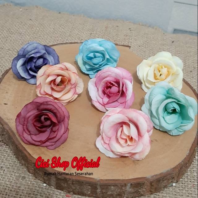 Jual bunga mawar mini/bunga mawar plastik/mawar artificial/bunga