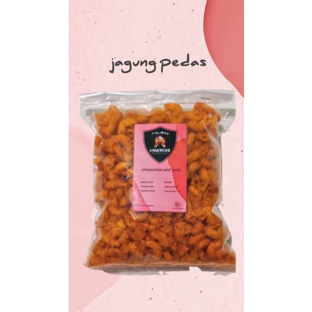 

Snack ringan makaroni jagung pedass
