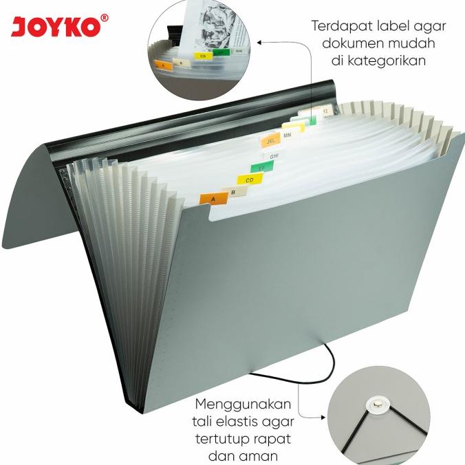 

BISA BAYAR DITEMPAT Joyko Expanding File Folio F4 13 Pockets / Map Harmonika EF-1F4 SALE Kode 870