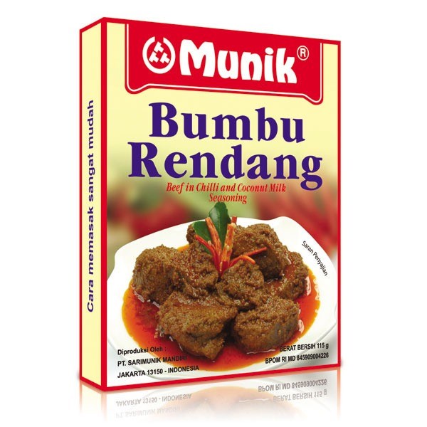 

Munik Bumbu Rendang 115 Gram 017