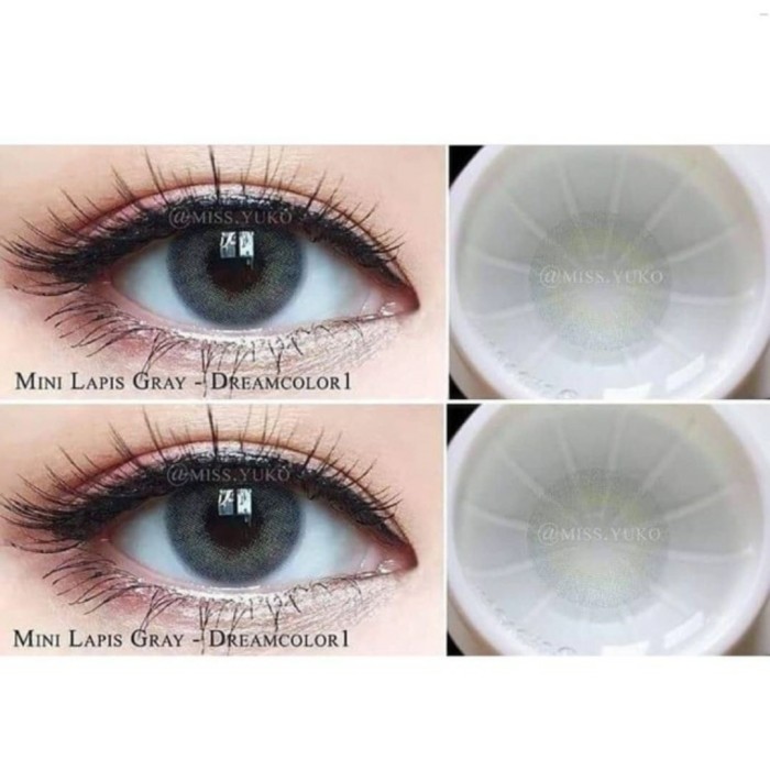 SOFTLENS MINI LAPIS GREY/GRAY/ABU DREAMCOLOR (NORMAL/MINUS) ORIGINAL - GREY MINUS