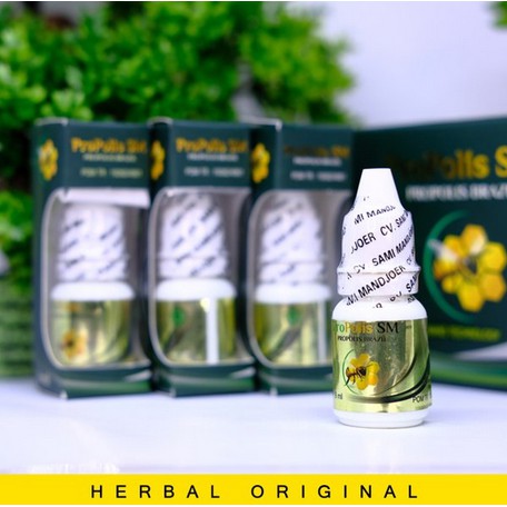 Obat Herbal Tenggorokan Terasa Mengganjal Membengkak Amandel Propolis SM Brazil Original