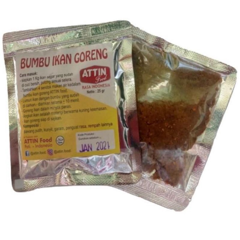 

Bumbu Ikan Goreng 25 gr (5's) Attin Food
