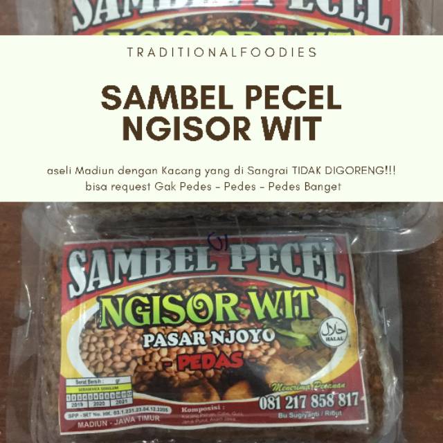 

Sambel pecel - bumbu pecel Madiun Ngisor Wit