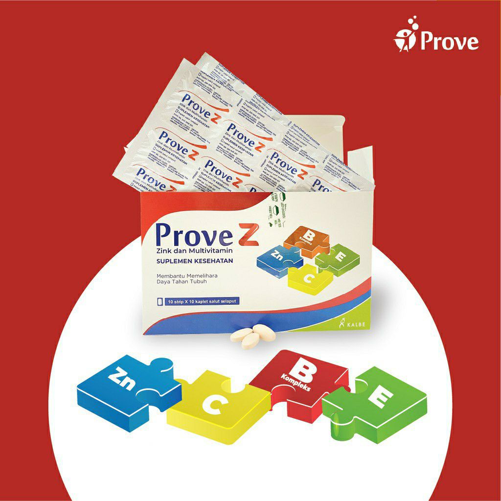 Prove Z 100 Kaplet - Suplemen Zinc dan Multivitamin