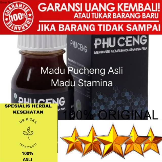 100% ASLI Pucheng madu hitam penambah stamina 100% ORIGINAL