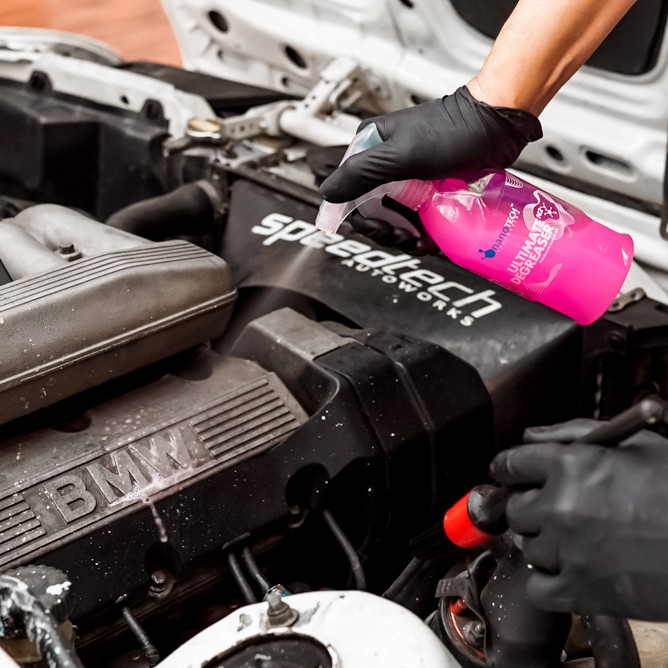 Pembersih Mesin - ULTIMATE DEGREASER - nanoTECH PROTECTION - Engine Degreaser - Heavy Duty Degreaser - Engine Bay - Engine Detailing - Strong Degreaser - Pembersih Mesin Mobil Motor - Pengkilap Mesin Mobil Motor - Cairan Pembersih Mesin Mobil Motor