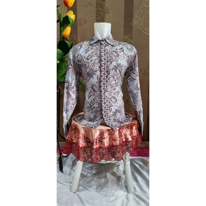 kemeja Panjang Batik Motif Kuaci By Zahratul27