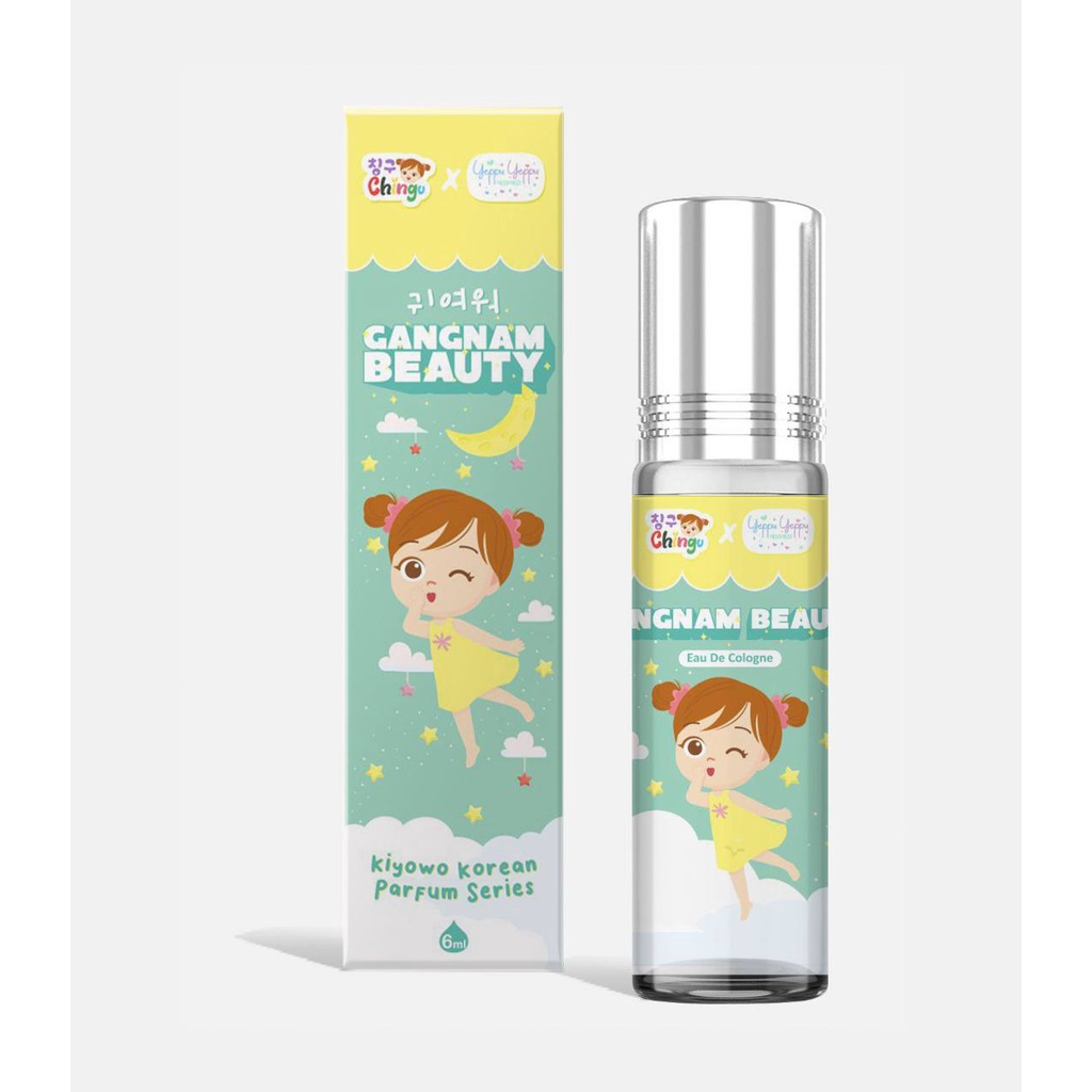 BPOM-Parfum Yeppu Yeppu Kiyowo Korean Series 6ml roll, 30ml spray