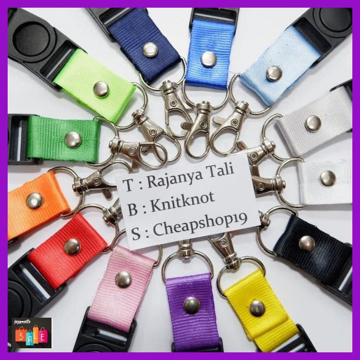 

DOCUMENTO- TALI ID CARD LANYARD 2CM DENGAN STOPPER - PUTIH -ASLIII.