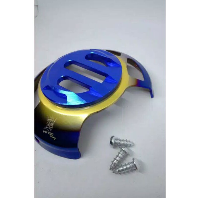 Cover perlindungan tutup kipas cnc two tone universal honda yamaha mio scoopy beat dll,