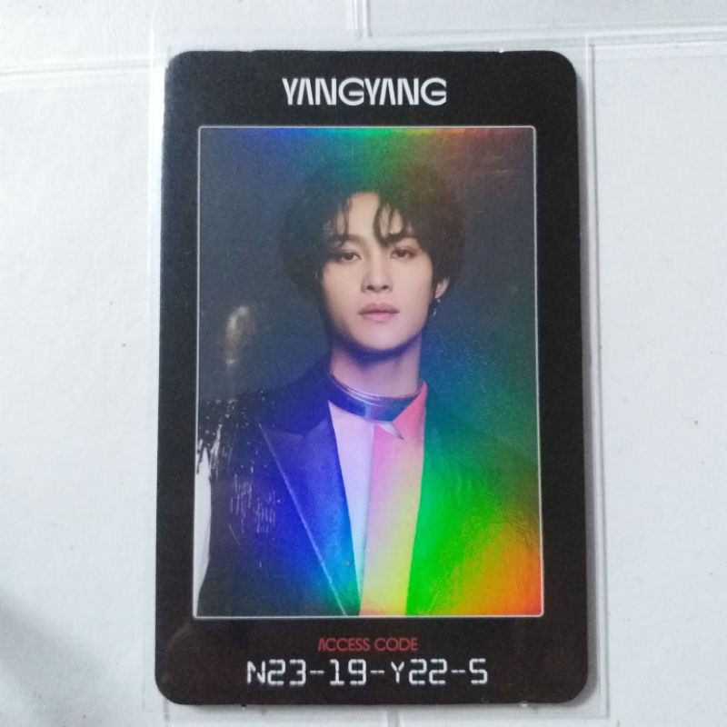 yangyang ac access card nct2020 arrival ver pc photocard