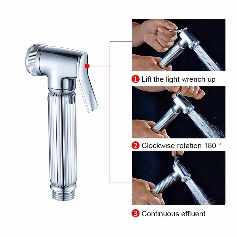 Jet shower Kuningan Toilet Shower Chroom semprotan