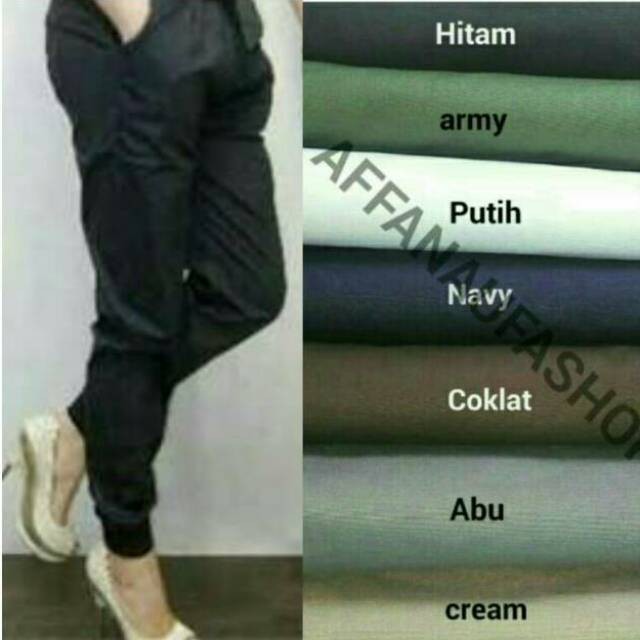 JOGGER PANTS KATUN STRETCH JUMBO (XXL XXXL)