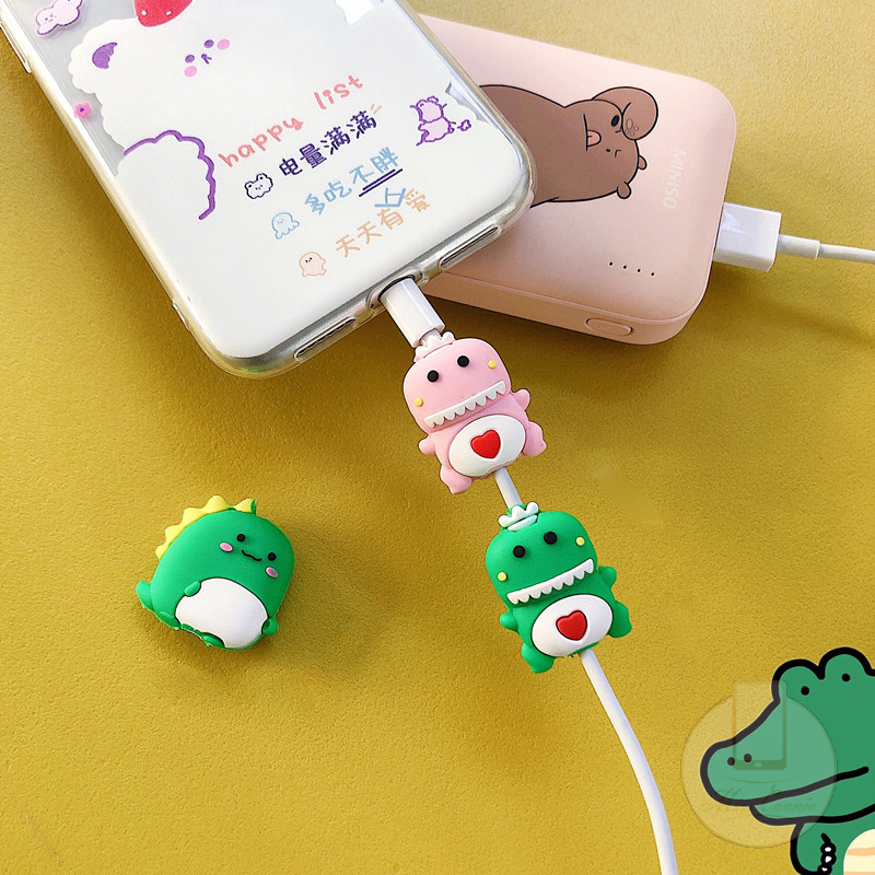 Pelindung Kabel Data / Charger / Earphone Bentuk Kartun Lucu