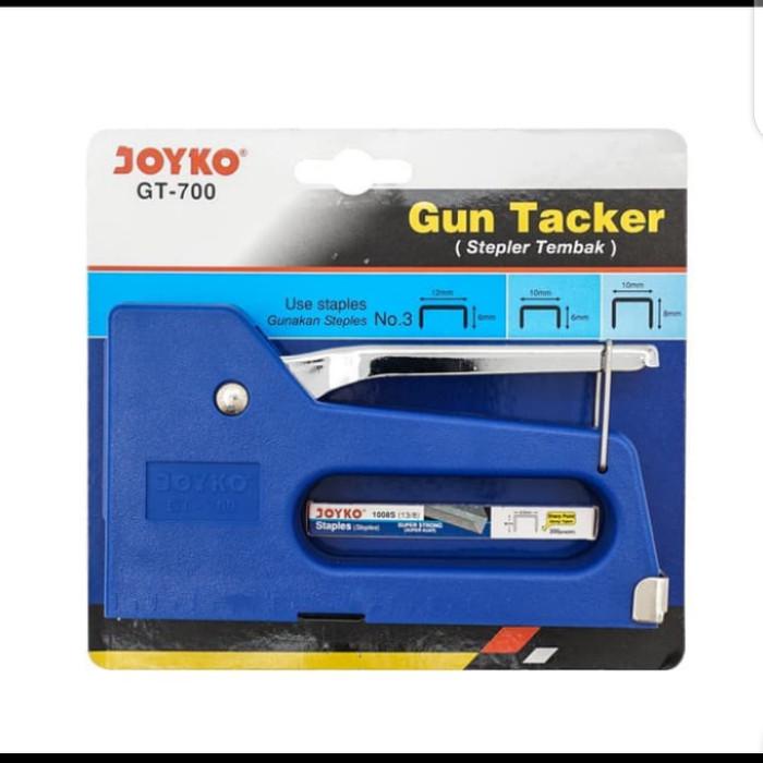

New Best Seller Stapl | Gun Tacker/Steples Joyko Jok Dan Kayu/Bonus Isi Stepler