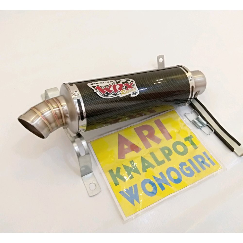 SILENCER KNALPOT RACING WRX KARBON BULAT SILINCER TABUNG GEMBUNG SAJA