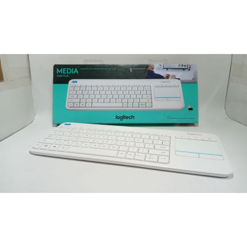 Keyboard Logitech Wireless Touch K-400R Plus